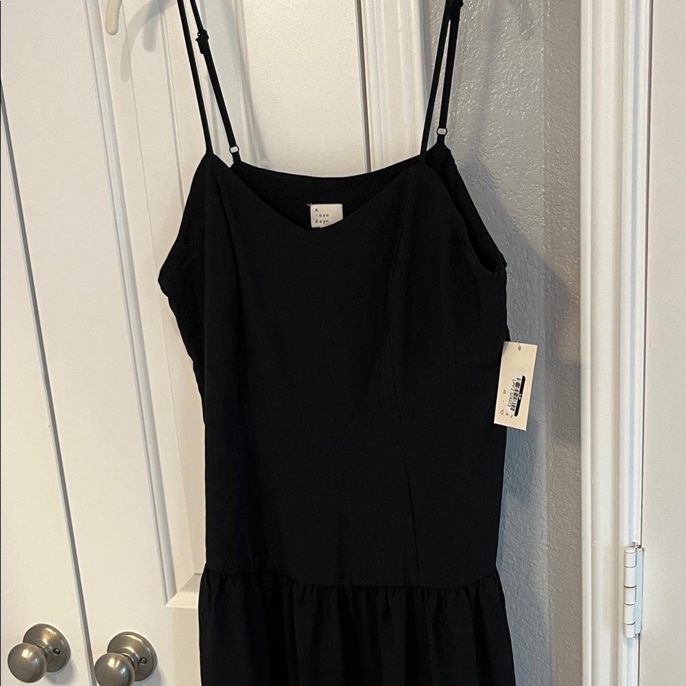 a new day Black Spaghetti Strap Drop Waist Maxi Dress - Picture 9 of 11